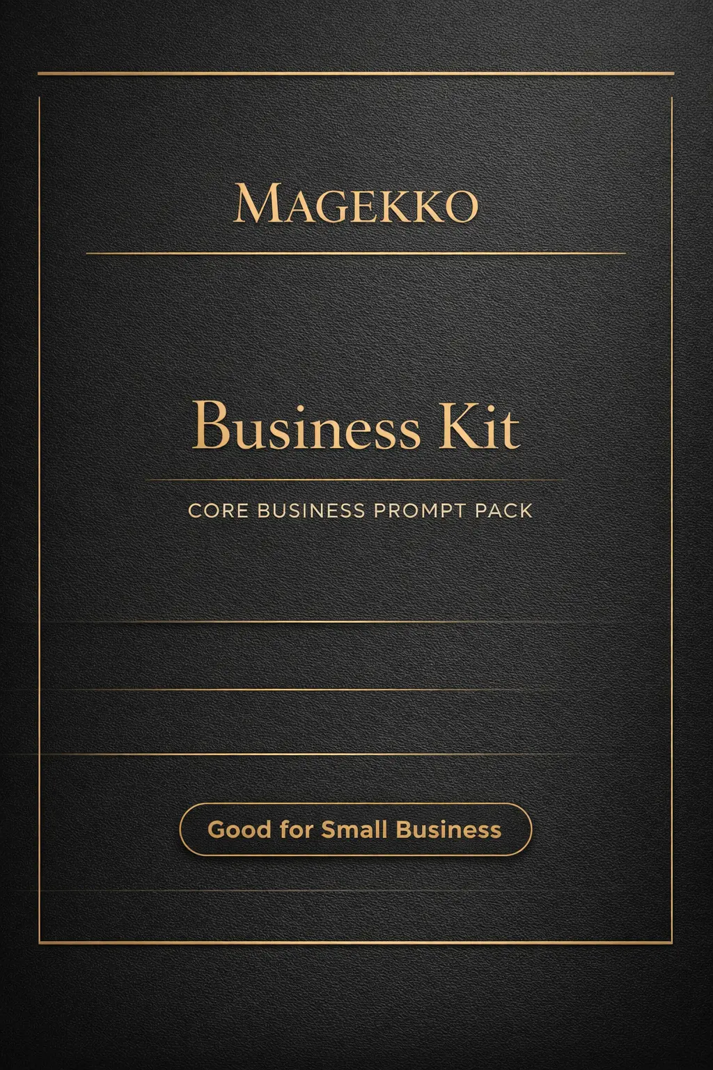 Magekko Business Kit prompt pack cover