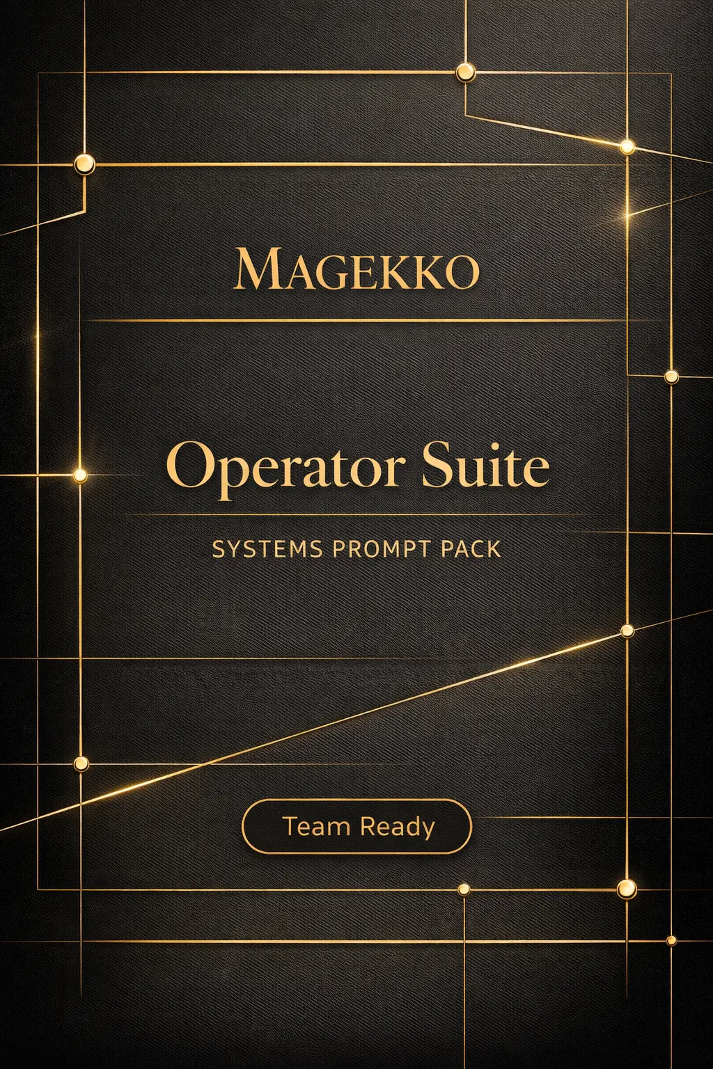 Magekko Operator Suite prompt pack cover