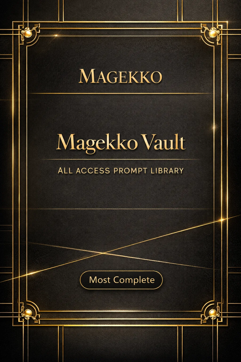 Magekko Vault prompt pack cover